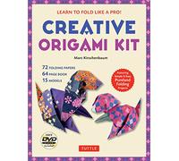 Creative Origami Kit: Learn to Fold Like a Pro!: Instructional DVD, 64-Page Origami Book, 72 Origami Papers: Original Easy Origami for Kids or Adults