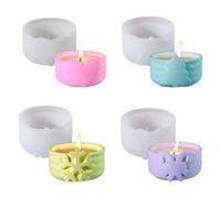 Creative Ornament Moulds Silicone Craft Mold Christmas Theme Resin Art Molds Silicone Jewelry Box for Candlestick Jewelry Box