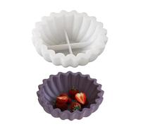 Creative Oval Resin Castes Sturdy Silicone Mold Stylish Dishes Tray Molds Accessory for Customes Craft Projects Oval Tray Mold