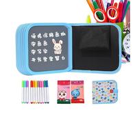 Creative Pad - 14 Sheets Reusable Waterproof Drawing Notebook - Easy Carry Durable Artistic Notebook - Free Expression Writing - Educational Tool Fun Daily Use