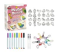 Creative Painting Box for Kids - Twelve Tone Paints, Three-Dimensional Relief Foam Effect, Easy to Use, , Artistic Stimulation, Sensory Learning - for Girls