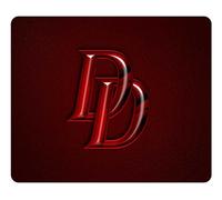 Creative Painting Custom Design Rectangle Mouse Pad Gaming Mousepad Daredevil Logo Rectangle Non-Slip Mousepad Water Resistent Oblong Gaming Mouse Pads