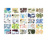 , Creative Paper Assembly Kit, 25 Piece Jigsaw Model Toy, Educational Brain Development Craft Set, Easy Build Interactive Learning Game Pack, for Classroom Family Road Trip