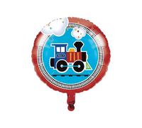 Creative Party All Aboard Train Foil Balloon Multicoloured (One Size)