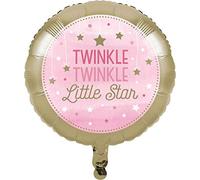Creative Party C317015 Twinkle Little Star Foil Balloon I Pink I 1 Pc, 322267