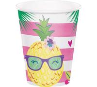 Creative Party Convertting Pineapple Friends 8C332425 Paper Cup 266 ml Multi-Coloured