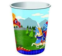 Creative Party Medieval Prince Paper Party Cup (Pack Of 8) Multicoloured (One Size)