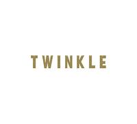 Creative Party PC322266 Festive Gold Glitter 'Twinkle' Little Star Banner-1 Pc, Paper