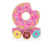 Creative Party PC324235 Party Colourful Donuts Honeycomb Centerpiece-1 Pc, Paper, Multicoloured