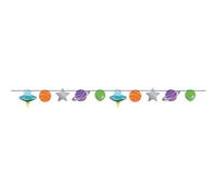 Creative Party Ribbon Foil Outer Space Foil Balloon Multicoloured (One Size)