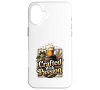 Creative Passion Driven Brewing Concept Artwork Case for iPhone 16 Plus