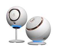 CREATIVE Pebble Nova Premium 2.0 USB-C Computer Speakers with Bluetooth 5.3 and Customizable RGB Lighting, USB Audio, Headset Port, for PC and Mac (White)