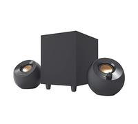 CREATIVE Pebble Plus 2.1 USB-Powered Desktop Speakers with Powerful Down-Firing Subwoofer and Far-Field Drivers, Up to 8W RMS Total Power for Computer PCs and Laptops (Black)