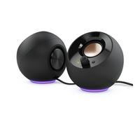 Creative Pebble SE Minimalist 2.0 USB-C Powered PC Speakers with RGB Lighting , 3.5 mm AUX-in, Up to 4.4W RMS Power for Computers and Laptops (Black)
