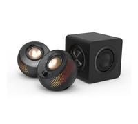 CREATIVE Pebble X Plus 2.1 USB-C Computer Speakers with Subwoofer and Customizable RGB Lighting, Bluetooth 5.3, USB Audio, Up to 15W RMS Power for PC and Mac