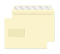 Creative Peel & Seal C5 Coloured Envelope White 229 (W) x 162 (H) mm Window 120 gsm Pack of 500