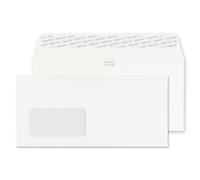 Creative Peel & Seal DL+ Coloured Envelope White 229 (W) x 114 (H) mm Window 120 gsm Pack of 500