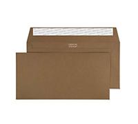 Creative Peel & Seal DL+ Coloured Envelopes Brown 229 (W) x 114 (H) mm Plain 120 gsm Pack of 500