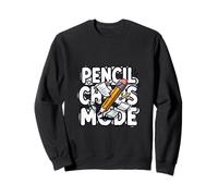 Creative Pencil Chaos Study Humor Design Sweatshirt