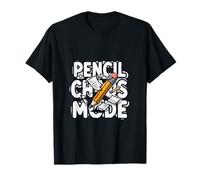 Creative Pencil Chaos Study Humor Design T-Shirt