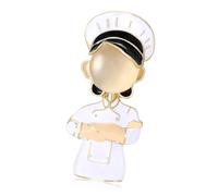 Creative Personality Cook Leple Pin Professional Character Brooch Pin Versatile Collar Suit Chest Accessory Stylish Badge