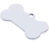 Creative Pet ID Tag Bone Shape Double Sided Dog Cat Pet Name Phone Number ID Tag Charm Personalized Sturdy