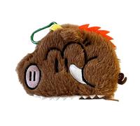Creative Pigs Coin Purse Small Wallet Keychain Pendant Coin Pouches Plush Dog Change Purse for Backpack Decoration Lovely Change Plush Puppy Headphone Case
