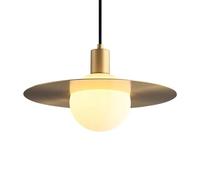 Creative Planet Chandelier 's Room,Balcony Bedroom Corridor Lighting Fixtures,Gold Bronze Glass Pendant Light,Industrial Hanging Lamp Suitable for Ceiling Lamps in The Kitchen Islan