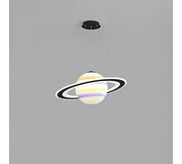 Creative Planet Pendant Lamp For Children's Room Boys Baby Bedroom Child Nursery Round Interesting Led Chandelier Hanging Light Fixture Decorative Interior Kitchen Island Dining Indoor Suspension Lamp