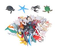 Creative Playset Sea Creatures Toy Figures, Kids' Educational Toys with Realistic Texture Under The Sea Life Figure for Cake Toppers and Diorama