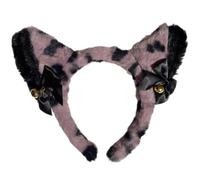 Creative Plush Ear Hair Accessory With Bells Comfortable Headband Adds A Playful Touch To Any Outfit