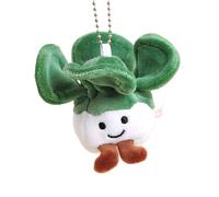 Creative Plush Vegetable Keyring Soft Plush Stuffed Toy Bag Adult Kids Backpack Car Plush Pendant Hanging Decoration