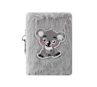 Creative Plushie Diary Pocket-Sized Notebook Smooth Pages Travel Journal Present for Writers Work Study Soft Notebook
