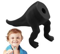 Creative Pooping Dinosaur Topper - Funny Silicone Cap for Tubes, Dinosaur-Themed Dispenser | Safe Food-Grade Self-Sealing Lid for Kids and Grown-Ups, Cover