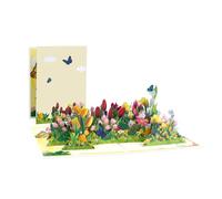Creative Popup Greeting Card Beautiful Surprise Card Colorful Flower Greeting Cards For Birthday Day Creative Handmade Cards