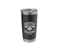 Creative Problem Solving Pro Puzzle Piece Life Quote Stainless Steel Insulated Tumbler
