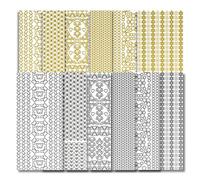 Creative Products Premium Craft Sticker Sheets - Multi-Colour Borders Card Stickers - Perfect Peel Offs for Card Making, Scrapbooking, Decorations & DIY Crafts, 12 Sheets, 23 x 10 x 1 cm