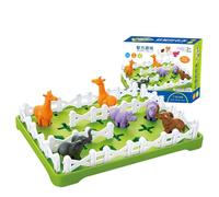 Creative Puzzle Boards Game for Children Strategy Space Thinking Skill Farmer Activity Toy for Family Gathering Educational Maze Toy