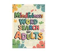 Creative Puzzle Workbook - Soothing Mental Exercise, Inspirational Vocabulary Game with Large Print, Reducing Challenge using Thoughtful Design, Wellness Activity Guide for Details