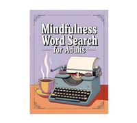 Creative Puzzle Workbook - Soothing Mental Exercise, Inspirational Vocabulary Game with Large Print, Reducing Challenge using Thoughtful Design, Wellness Activity Guide for Details