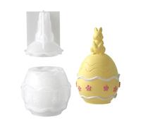 Creative Rabbits Eggs Shape Silicone Mold for Decorative Jars and Storage, Great for Home Decor Cup Mold