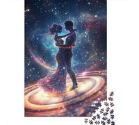 Creative Rectangular Puzzles for Adults 1000 Piece Art Happy Lovers Paper Puzzle Hands-on Game-Family Decoration 1000pcs (38x26cm)