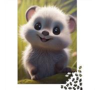 Creative Rectangular Puzzles for Adults 1000 Piece Cute Hamster Paper Puzzles-Puzzle Hands-on Game-Family Decoration 1000pcs (38x26cm)