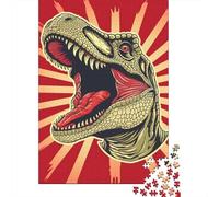 Creative Rectangular Puzzles for Adults 1000 Piece Dinosaur Wooden Puzzles-Puzzle Hands-on Game-Family Decoration 1000pcs (75x50cm)
