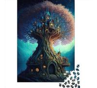 Creative Rectangular Puzzles for Adults 1000 Piece Fairy Tale Paper Puzzles-Puzzle Hands-on Game-Family Decoration 1000pcs (38x26cm)