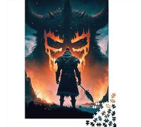 Creative Rectangular Puzzles for Adults 1000 Piece Huge Monsters Wooden Puzzles-Puzzle Hands-on Game-Family Decoration 1000pcs (75x50cm)