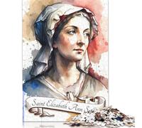 Creative Rectangular Puzzles for Adults 1000 Piece 'Saint Elizabeth Ann Seton Wooden Puzzle Hands-on Game-Family Decoration 1000pcs (75x50cm)