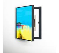 Creative Removable Fuse Box Cover Cabinet, Hidden Electric Meter Box Decorative Painting, Electricity Box Cover for Home, New Build Property, Office and Industrial,018,60 * 80cm