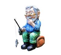 Creative Resin Home Decoration - Garden Fisherman Ornaments | Outdoor Lawn Home Fishing man Sculpture Decoration for Home, Garden, Patio, Lawn