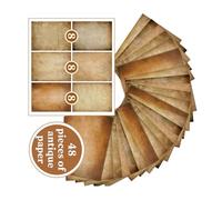 Creative Retro Designed A 4 Sheets Double Sided Printing Paper for Artistic Writing & School Crafting Projects Double Sided Printing Paper